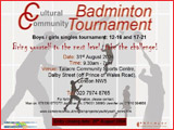 Badminton poster