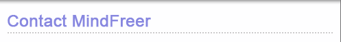 Contact MindFreer