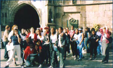 A Happy Gathering Year 10 pupils at Ypres, Belgium 