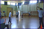 The school gymnasium 