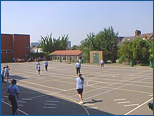 The school playground 